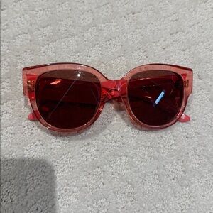 New Christian Dior Wildior BU 54MM Pink Cat Eye Sunglasses